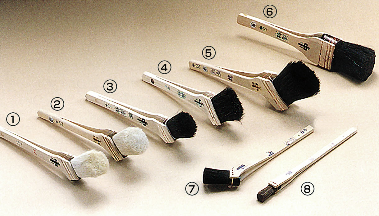 塗装用刷毛製作例